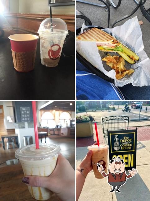 Coffee and food at Depot Coffee House